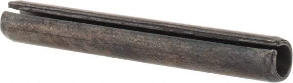 Value Collection - 6mm Diam x 45mm Long Slotted Spring Pin - Grade 1070-1080 Steel, Plain Finish - Americas Industrial Supply