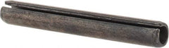 Value Collection - 6mm Diam x 45mm Long Slotted Spring Pin - Grade 1070-1080 Steel, Plain Finish - Americas Industrial Supply