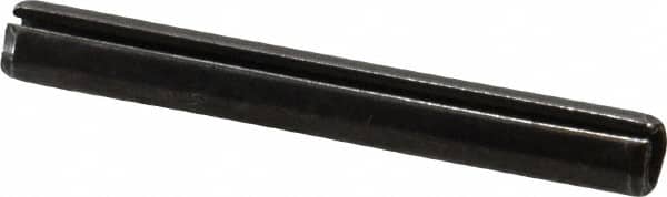 Value Collection - 6mm Diam x 50mm Long Slotted Spring Pin - Grade 1070-1080 Steel, Plain Finish - Americas Industrial Supply