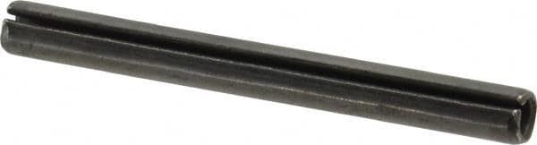 Value Collection - 6mm Diam x 60mm Long Slotted Spring Pin - Grade 1070-1080 Steel, Plain Finish - Americas Industrial Supply
