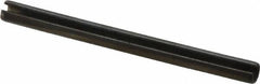 Value Collection - 6mm Diam x 80mm Long Slotted Spring Pin - Grade 1070-1080 Steel, Plain Finish - Americas Industrial Supply