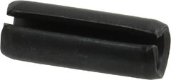 Value Collection - 8mm Diam x 22mm Long Slotted Spring Pin - Grade 1070-1080 Steel, Plain Finish - Americas Industrial Supply