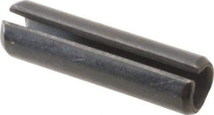 Value Collection - 8mm Diam x 30mm Long Slotted Spring Pin - Grade 1070-1080 Steel, Plain Finish - Americas Industrial Supply