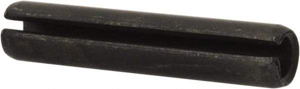 Value Collection - 8mm Diam x 40mm Long Slotted Spring Pin - Grade 1070-1080 Steel, Plain Finish - Americas Industrial Supply