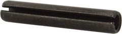 Value Collection - 8mm Diam x 45mm Long Slotted Spring Pin - Grade 1070-1080 Steel, Plain Finish - Americas Industrial Supply