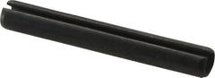 Value Collection - 8mm Diam x 60mm Long Slotted Spring Pin - Grade 1070-1080 Steel, Plain Finish - Americas Industrial Supply