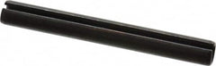 Value Collection - 8mm Diam x 70mm Long Slotted Spring Pin - Grade 1070-1080 Steel, Plain Finish - Americas Industrial Supply