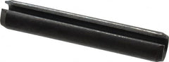 Value Collection - 10mm Diam x 60mm Long Slotted Spring Pin - Grade 1070-1080 Steel, Plain Finish - Americas Industrial Supply