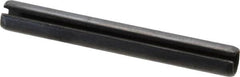 Value Collection - 10mm Diam x 80mm Long Slotted Spring Pin - Grade 1070-1080 Steel, Plain Finish - Americas Industrial Supply