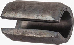 Value Collection - 12mm Diam x 20mm Long Slotted Spring Pin - Grade 1070-1080 Steel, Plain Finish - Americas Industrial Supply