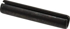 Value Collection - 12mm Diam x 60mm Long Slotted Spring Pin - Grade 1070-1080 Steel, Plain Finish - Americas Industrial Supply
