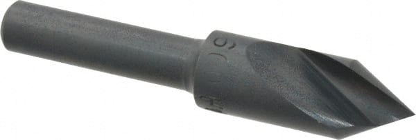 M.A. Ford - 3/8" Head Diam, 1/4" Shank Diam, 1 Flute 60° High Speed Steel Countersink - Americas Industrial Supply