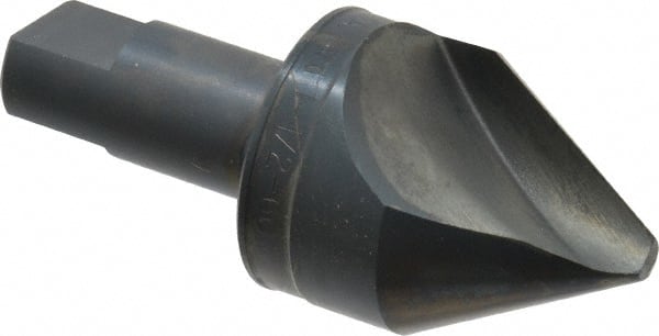 M.A. Ford - 1-1/2" Head Diam, 3/4" Shank Diam, 1 Flute 60° High Speed Steel Countersink - Americas Industrial Supply