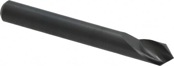 M.A. Ford - 1/4" Head Diam, 1/4" Shank Diam, 1 Flute 90° High Speed Steel Countersink - Americas Industrial Supply