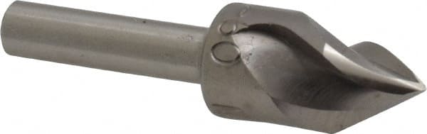 M.A. Ford - 1/2" Head Diam, 1/4" Shank Diam, 3 Flute 60° High Speed Steel Countersink - Americas Industrial Supply
