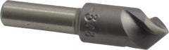M.A. Ford - 3/8" Head Diam, 1/4" Shank Diam, 3 Flute 82° High Speed Steel Countersink - Americas Industrial Supply