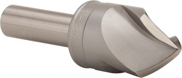 M.A. Ford - 1" Head Diam, 1/2" Shank Diam, 3 Flute 82° High Speed Steel Countersink - Americas Industrial Supply