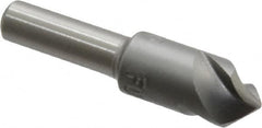 M.A. Ford - 3/8" Head Diam, 1/4" Shank Diam, 3 Flute 90° High Speed Steel Countersink - Americas Industrial Supply