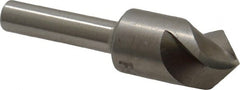 M.A. Ford - 1/2" Head Diam, 1/4" Shank Diam, 3 Flute 90° High Speed Steel Countersink - Americas Industrial Supply