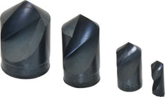 M.A. Ford - 4 Piece, 1/4 to 1" Head Diam, 100° Included Angle, Single End Countersink Set - Americas Industrial Supply