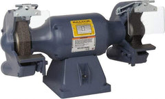 Baldor - 8" Wheel Diam x 1" Wheel Width, 3/4 hp Grinder/Buffer - 3/4" Arbor Hole Diam, 1 Phase, 3,600 Max RPM, 115/230 Volts - Americas Industrial Supply