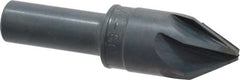 M.A. Ford - 3/4" Head Diam, 1/2" Shank Diam, 6 Flute 60° High Speed Steel Countersink - Americas Industrial Supply
