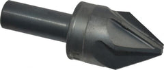 M.A. Ford - 1" Head Diam, 1/2" Shank Diam, 6 Flute 60° High Speed Steel Countersink - Americas Industrial Supply