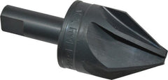 M.A. Ford - 1-1/4" Head Diam, 1/2" Shank Diam, 6 Flute 60° High Speed Steel Countersink - Americas Industrial Supply