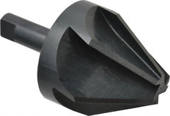 M.A. Ford - 3" Head Diam, 3/4" Shank Diam, 6 Flute 60° High Speed Steel Countersink - Americas Industrial Supply
