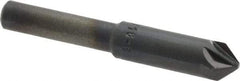 M.A. Ford - 5/16" Head Diam, 1/4" Shank Diam, 6 Flute 82° High Speed Steel Countersink - Bright Finish, 2" OAL, 0.08" Nose Diam, Single End, Straight Shank, Right Hand Cut - Americas Industrial Supply