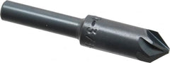 M.A. Ford - 3/8" Head Diam, 1/4" Shank Diam, 6 Flute 82° High Speed Steel Countersink - Americas Industrial Supply