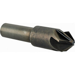 M.A. Ford - 1/2" Head Diam, 3/8" Shank Diam, 6 Flute 82° High Speed Steel Countersink - Americas Industrial Supply