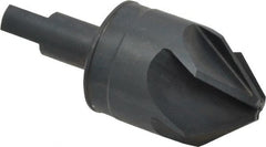 M.A. Ford - 1-1/4" Head Diam, 1/2" Shank Diam, 6 Flute 82° High Speed Steel Countersink - Americas Industrial Supply