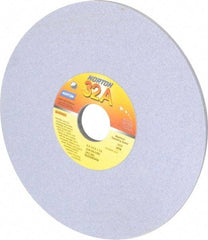 Norton - 8" Diam x 1-1/4" Hole x 1/4" Thick, I Hardness, 100 Grit Surface Grinding Wheel - Aluminum Oxide, Type 1, Fine Grade, 3,600 Max RPM, Vitrified Bond, No Recess - Americas Industrial Supply