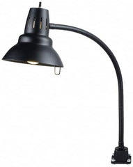 Electrix - 22 Inch, Gooseneck, Direct Mounted, Incandescent, Black, General Purpose Task Light - 100 Watt, 12 Volt, Nonmagnifying - Americas Industrial Supply