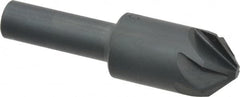 M.A. Ford - 5/8" Head Diam, 3/8" Shank Diam, 6 Flute 90° High Speed Steel Countersink - Americas Industrial Supply