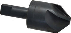 M.A. Ford - 1-1/4" Head Diam, 1/2" Shank Diam, 6 Flute 90° High Speed Steel Countersink - Americas Industrial Supply