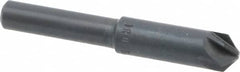 M.A. Ford - 5/16" Head Diam, 1/4" Shank Diam, 6 Flute 100° High Speed Steel Countersink - Americas Industrial Supply