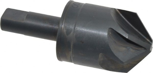 M.A. Ford - 1-1/4" Head Diam, 1/2" Shank Diam, 6 Flute 100° High Speed Steel Countersink - Americas Industrial Supply
