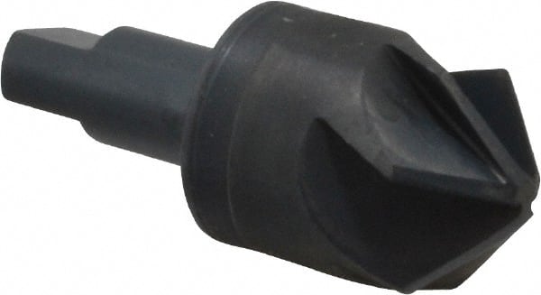 M.A. Ford - 1-1/2" Head Diam, 3/4" Shank Diam, 6 Flute 100° High Speed Steel Countersink - Americas Industrial Supply