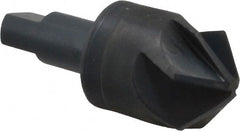 M.A. Ford - 1-1/2" Head Diam, 3/4" Shank Diam, 6 Flute 100° High Speed Steel Countersink - Americas Industrial Supply