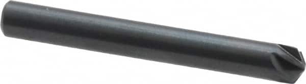 M.A. Ford - 3/16" Head Diam, 3/16" Shank Diam, 6 Flute 120° High Speed Steel Countersink - Americas Industrial Supply