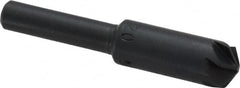 M.A. Ford - 3/8" Head Diam, 1/4" Shank Diam, 6 Flute 120° High Speed Steel Countersink - Americas Industrial Supply
