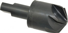 M.A. Ford - 1-1/2" Head Diam, 3/4" Shank Diam, 6 Flute 120° High Speed Steel Countersink - Americas Industrial Supply