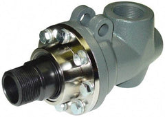 Barco - 1 NPT Right Hand Rotor Thread, 1" NPT Port, 7" Body Length, Dual Flow, High Temperature (Steam), Rotary Union - 400 Max RPM, 250 Max Steam psi, 500 Max Water psi - Americas Industrial Supply