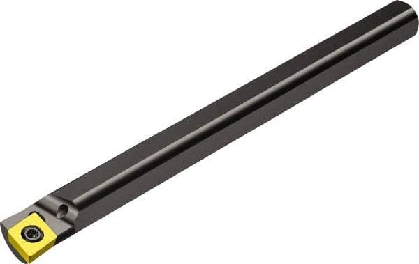 Sandvik Coromant - 23.6mm Min Bore Diam, 10" OAL, 3/4" Shank Diam, A-SCLC Indexable Boring Bar - CCMT 32.52 Insert, Screw Clamping Holding Method - Americas Industrial Supply