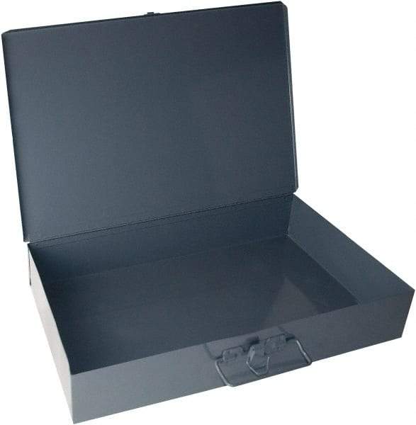 Durham - 18 Inches Wide x 3 Inches High x 12 Inches Deep Compartment Box - Steel , 1 Compartment - Americas Industrial Supply