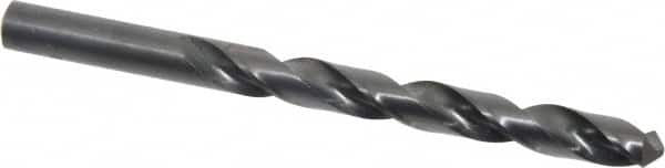 Hertel - 10mm 118° High Speed Steel Jobber Drill - Oxide Finish, Right Hand Cut, Spiral Flute, Straight Shank, 130mm OAL, Standard Point - Americas Industrial Supply