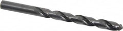 Hertel - 10mm 118° High Speed Steel Jobber Drill - Oxide Finish, Right Hand Cut, Spiral Flute, Straight Shank, 130mm OAL, Standard Point - Americas Industrial Supply
