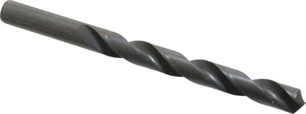 Hertel - 10.2mm 118° High Speed Steel Jobber Drill - Oxide Finish, Right Hand Cut, Spiral Flute, Straight Shank, 133mm OAL, Standard Point - Americas Industrial Supply